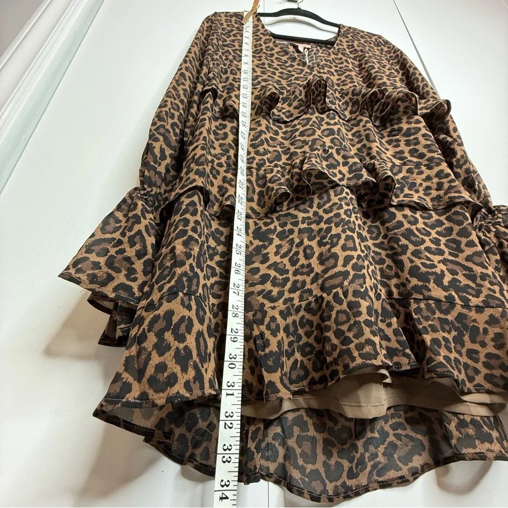 Show Me Your Mumu Fleetwood Mini Dress Cheetah Leopard XS NWT - Picture 10 of 10